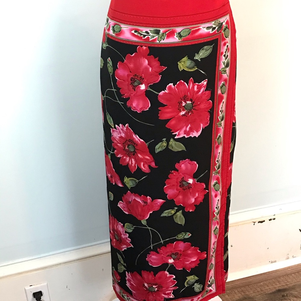 Notations Floral Skirt